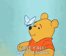 Winnie The Pooh Butterfly GIF