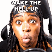 Wake The Hell Up The Black Mastadonte GIF - Wake The Hell Up The Black Mastadonte Wake Up GIFs