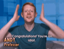 David Didn'T Spell A Single Word During The Veto Competition. GIF - Big Brother Congratulations Youre An Idiot GIFs
