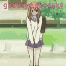 Spooky Goodbye GIF - Spooky Goodbye Anime GIFs