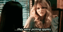 Taylor Swift They Were Picking Apples GIF - Taylor Swift They Were Picking Apples Apple Picking GIFs