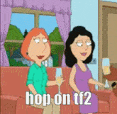 Family Guy Bonnie X Lois Alpha Females GIF - Family Guy Bonnie X Lois Alpha Females Tf2 Memes GIFs