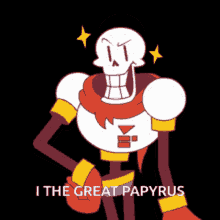 Papyrus Battle Body GIF - Papyrus Battle Body The Great Papyrus GIFs