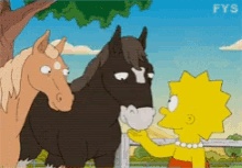 Horse Simpson GIF - Horse Simpson Cartoon GIFs