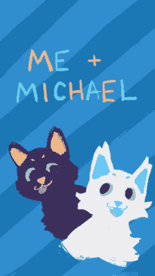 me and michael cute cat cat animation animation