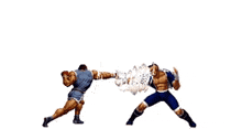 a group of men are standing next to each other in a video game .