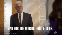 Bad For The World Good For Us Evil GIF