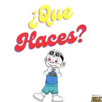 a cartoon character is wearing sunglasses and a shirt that says thot