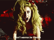 Ladygaga Idontwannabefriends GIF - Ladygaga Lady Gaga GIFs