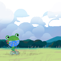 Mostly Cloudy Froggy Sticker - Mostly Cloudy Froggy Pixel Stickers