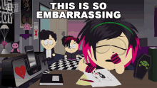 This Is So Embarrassing Henrietta Biggle GIF - This Is So Embarrassing Henrietta Biggle South Park GIFs