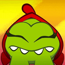 Shakes Head Om Nelle GIF - Shakes Head Om Nelle Cut The Rope GIFs