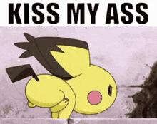 Pichu Pokemon GIF - Pichu Pokemon Kiss-my-ass GIFs