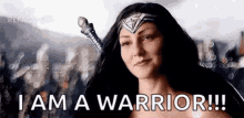 I Am A Warrior Wonder Woman GIF - I Am A Warrior Wonder Woman Warrior GIFs