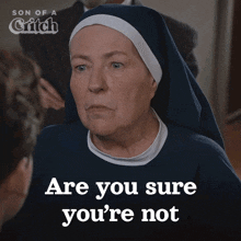 Are You Sure You'Re Not Being Threatened Principal Sister Rose GIF - Are You Sure You'Re Not Being Threatened Principal Sister Rose Son Of A Critch GIFs