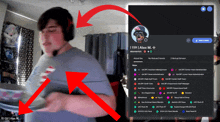 a screenshot of a person 's profile with 119 alex m. on it