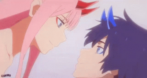 Anime Darling In The Franxx GIF - Anime Darling In The Franxx Hug -  Discover & Share GIFs
