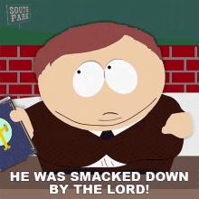 He Was Smacked Down By The Lord Eric Cartman GIF