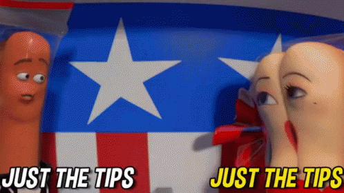 Just The Tips GIF - Sausage Party Sausage Party Movie Just The Tips GIFs