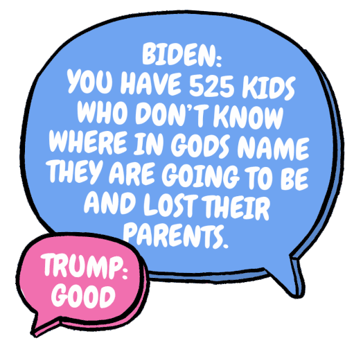 Trump Biden Sticker - Trump Biden Immigration Stickers