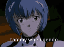 Rei Ayanami Tammy GIF - Rei Ayanami Tammy Tammygendo GIFs
