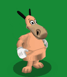 Tan Horse Toontown GIF