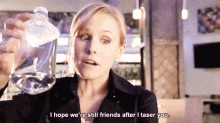 taser you veronica mars i hope were still friends i love you wallace