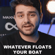 Whatever Floats Your Boat Ignace Aleya GIF - Whatever Floats Your Boat Ignace Aleya Whatever Solves Your Problem GIFs