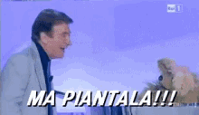 Paolo Limiti Piantala Rai1 GIF - Stop It Drop It Enough GIFs