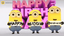 Minions Minions Happy Birthday GIF - Minions Minions Happy Birthday Happy Birthday GIFs
