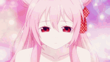 pink hair anime girl