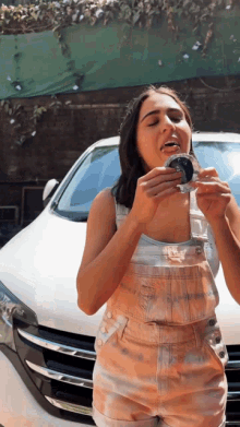 Sara Ali Khan Licking GIF - Sara Ali Khan Licking Coffee GIFs