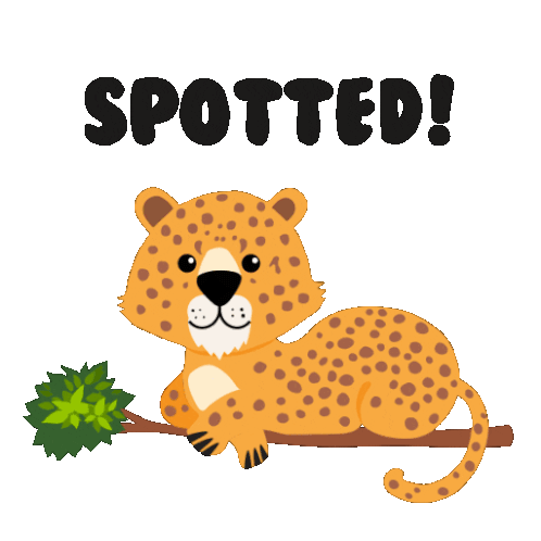 Cheetah Spotted Sticker - Cheetah Spotted Stickers