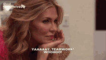 Brandi Rhobh Teamwork Teamwork GIF - Brandi Rhobh Teamwork Teamwork Real Housewives GIFs