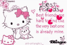 Hk Hello Kitty GIF - Hk Hello Kitty Friend GIFs