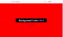 a computer screen with a button that says " background color gray "