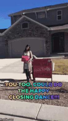 Pink Realty Happy Dance GIF - Pink Realty Happy Dance Closing GIFs