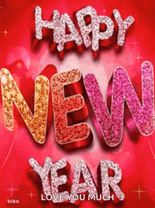a greeting card that says happy new year