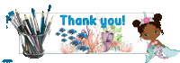 Animated Sticker Mermaid Sticker - Animated Sticker Mermaid Thank You Stickers