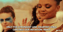 Only The Strongest And Smartest Girls Can Pass Our Initiation Trials Cant Sit With Us GIF - Only The Strongest And Smartest Girls Can Pass Our Initiation Trials Cant Sit With Us Mean Girls GIFs