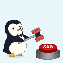 Penguin Pudgy GIF