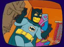 Simpsons Batman GIF - Simpsons Batman Happy Dance GIFs
