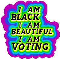 I Am Black I Am Beautiful Sticker - I Am Black I Am Beautiful I Am Voting Stickers