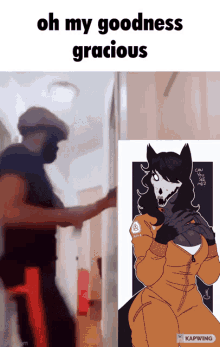 Oh My Goodness Gracious Scp GIF - Oh My Goodness Gracious Scp Furry GIFs