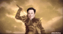 Elon Musk Sword GIF - Elon Musk Sword Musk GIFs