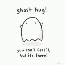 Ghost Hug Sweet GIF - Ghost Hug Sweet Love GIFs