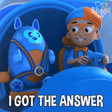 I Got The Answer To My Question Deebo GIF - I Got The Answer To My Question Deebo Blippi GIFs