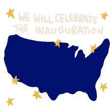 we will celebrate the inauguration everywhere us map america united states inauguration day