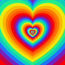Repeating Heart GIF - Repeating Heart Rainbow GIFs