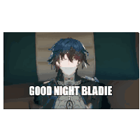 Blade Bladie Sticker - Blade Bladie Good Night Bladie Stickers